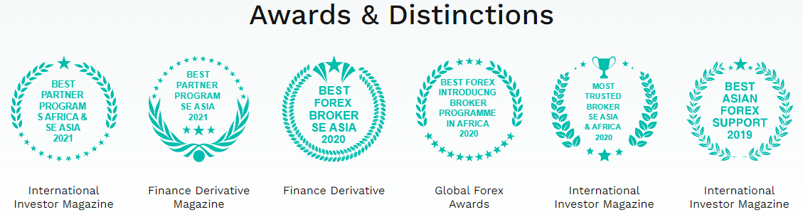 รางวัลที่ FXPrimus ได้รับ