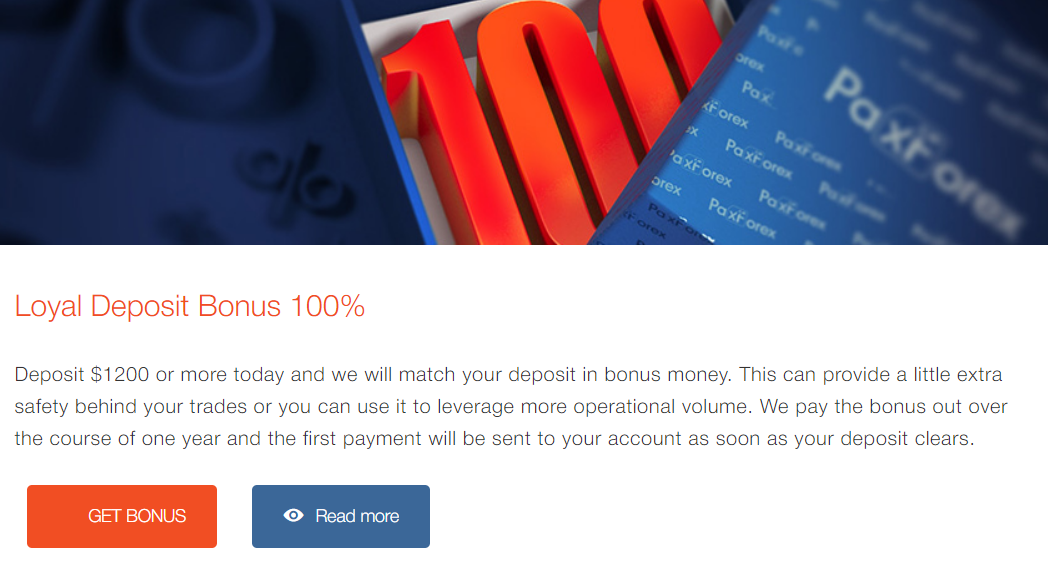 โปรโมชั่น paxforex