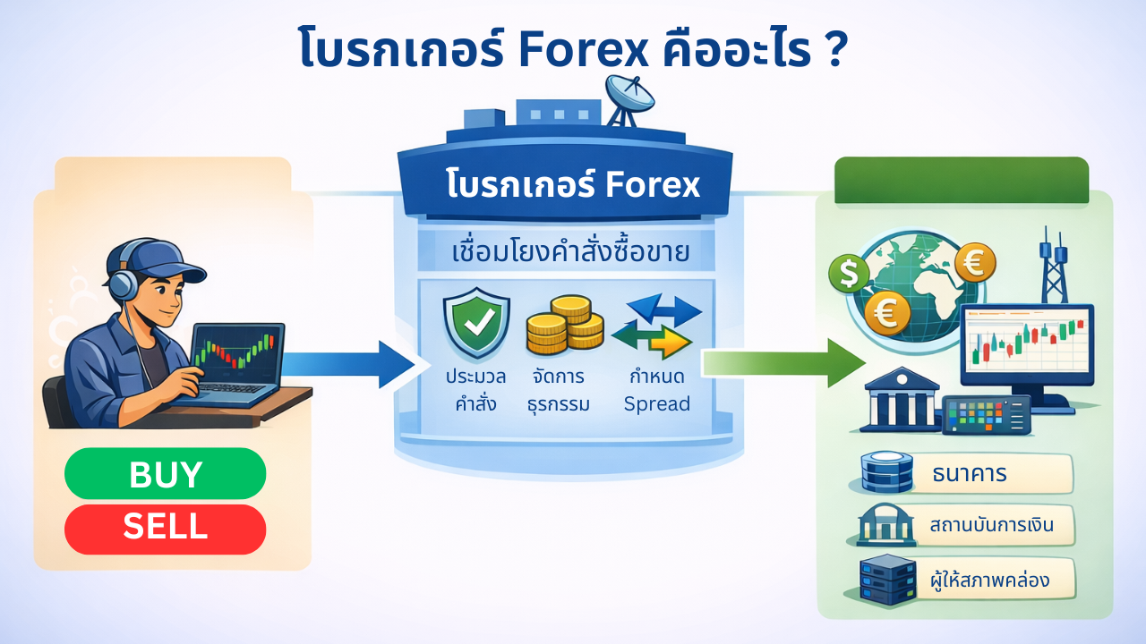 โบรกเกอร์ Forex คืออะไร